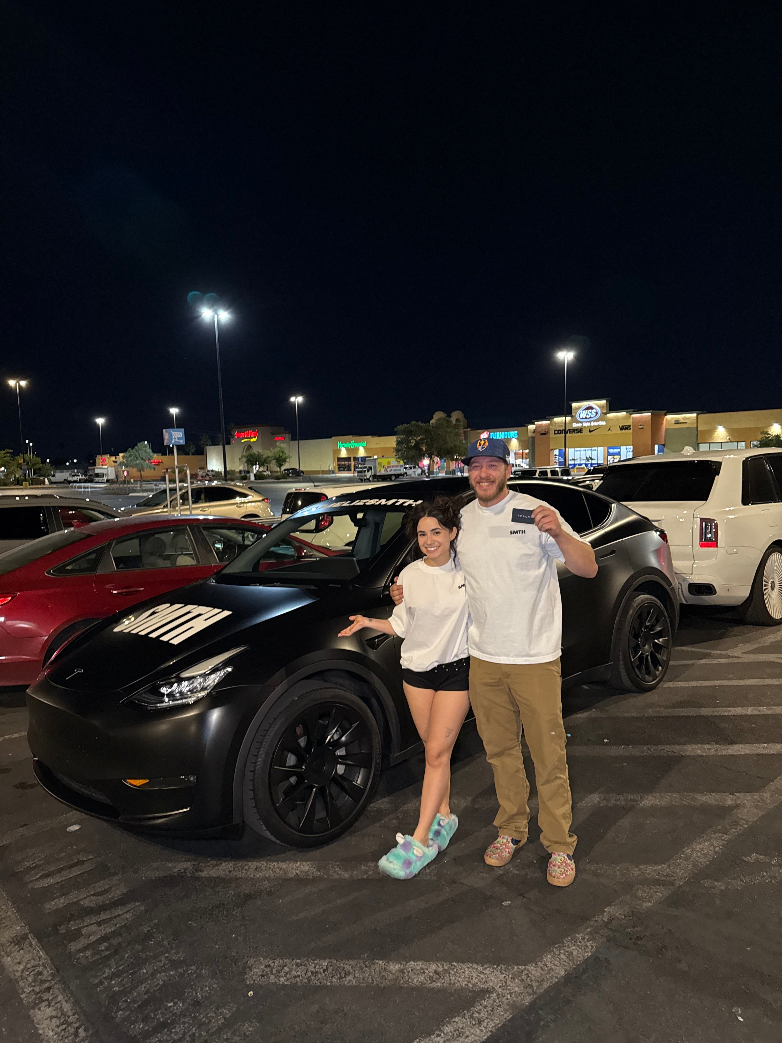 Winner Joshua Adam with 2022 Tesla Model Y Long Range